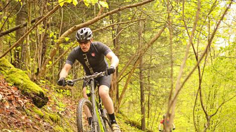 Mountain biking em West Virginia