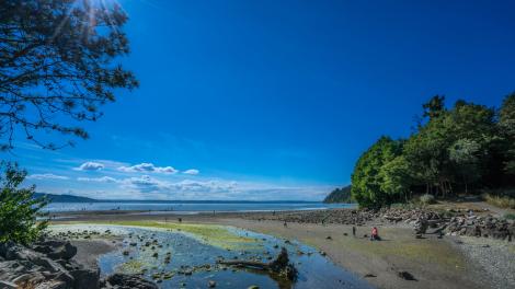 在得梅因海滩度过美好的一天