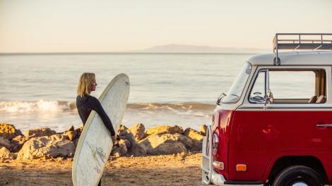 Morning surf excursion on Emma Wood State Beach Morning surf excursion on Emma Wood State Beach