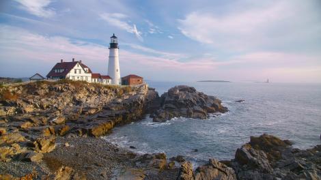 Portland Head Light in Cape Elizabeth, Maine 