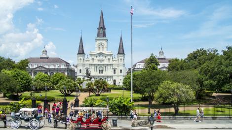 Jackson Square in New Orleans, Louisiana