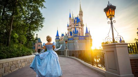 El Cinderella Castle en Magic Kingdom Park en Walt Disney World Resort cerca de Orlando, Florida