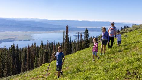 Hiking the in West Mountains near Donnelly, Idaho