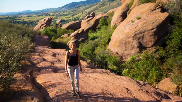 Explorando el Red Rocks Park & Amphitheatre en las afueras de Denver