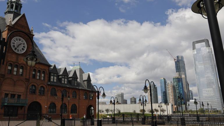 Skyline views from Jersey City, New Jersey