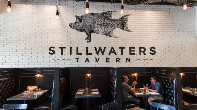 The harvests of local farmers and fishers inform the menu at Stillwaters Tavern.