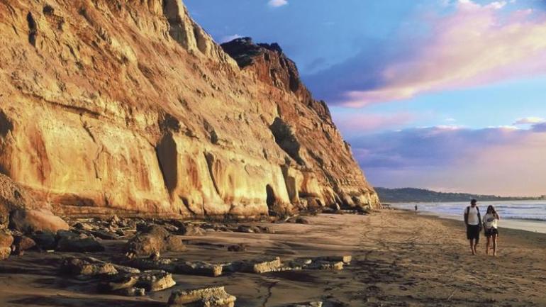 The California coast is lined with rugged cliffs and Pacific Ocean beaches, inviting walks and waterfront dining.