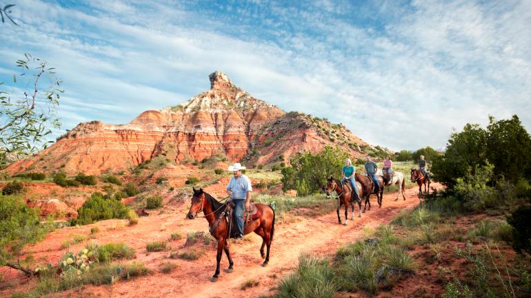 Palo Duro Canyon State Park is home to the second-largest canyon in the U.S. What better way to see it than from the saddle?