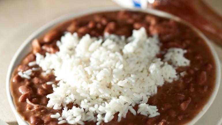 The New Orleans’ secret to incredible red beans and rice? Simmering the beans all day long.