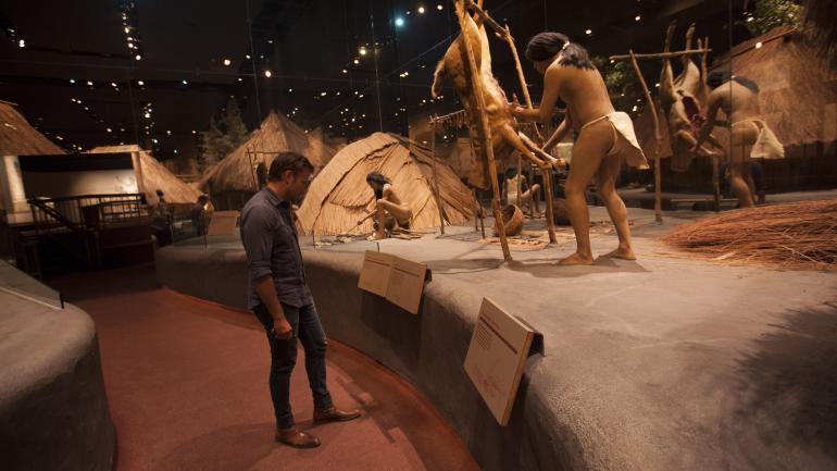 Learning about Native Americans at the Cahokia Mounds State Historic Site