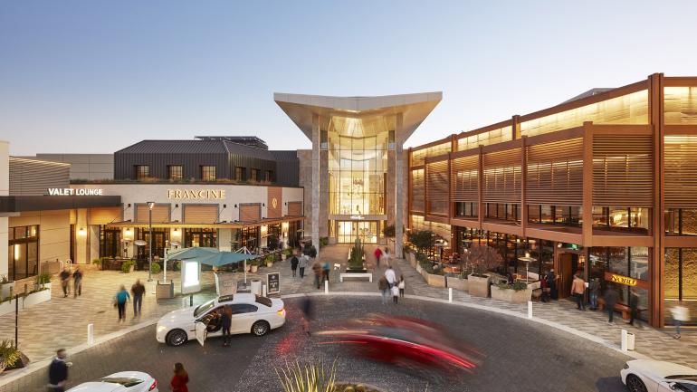Restaurantes de lujo en la entrada de valet a Scottsdale Fashion Square