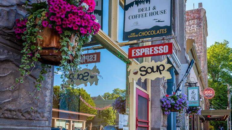 The welcoming streets of Port Angeles, Washington