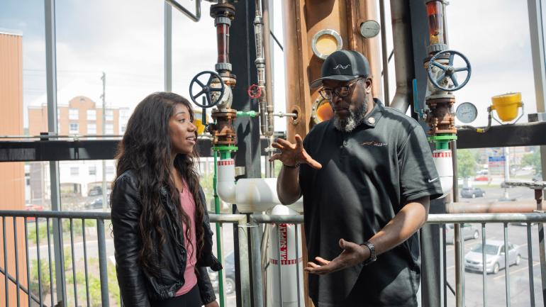 Visite guidée de la New Riff Distillery à Newport, Kentucky