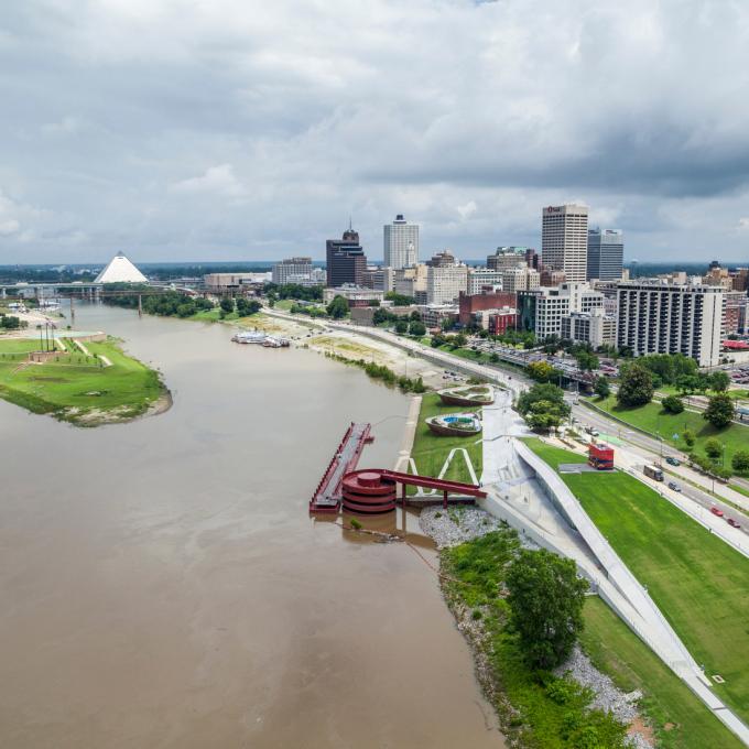 The Memphis skyline