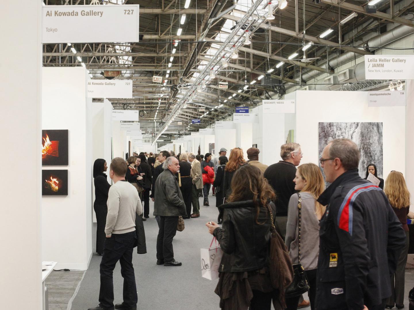 Exploration d'œuvres artistiques à The Armory Show de New York