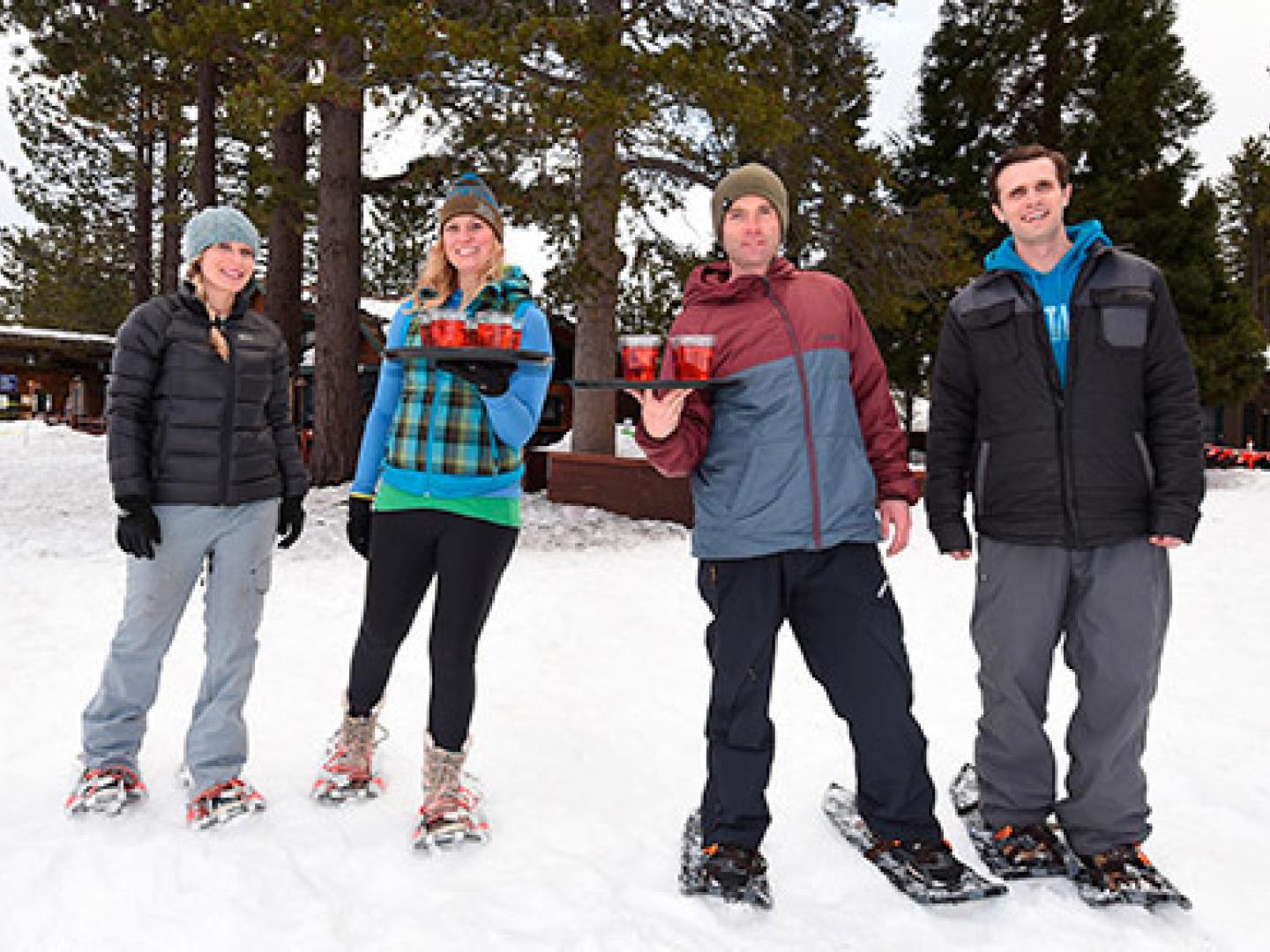 L’épreuve ultime des Snowshoe Cocktail Races