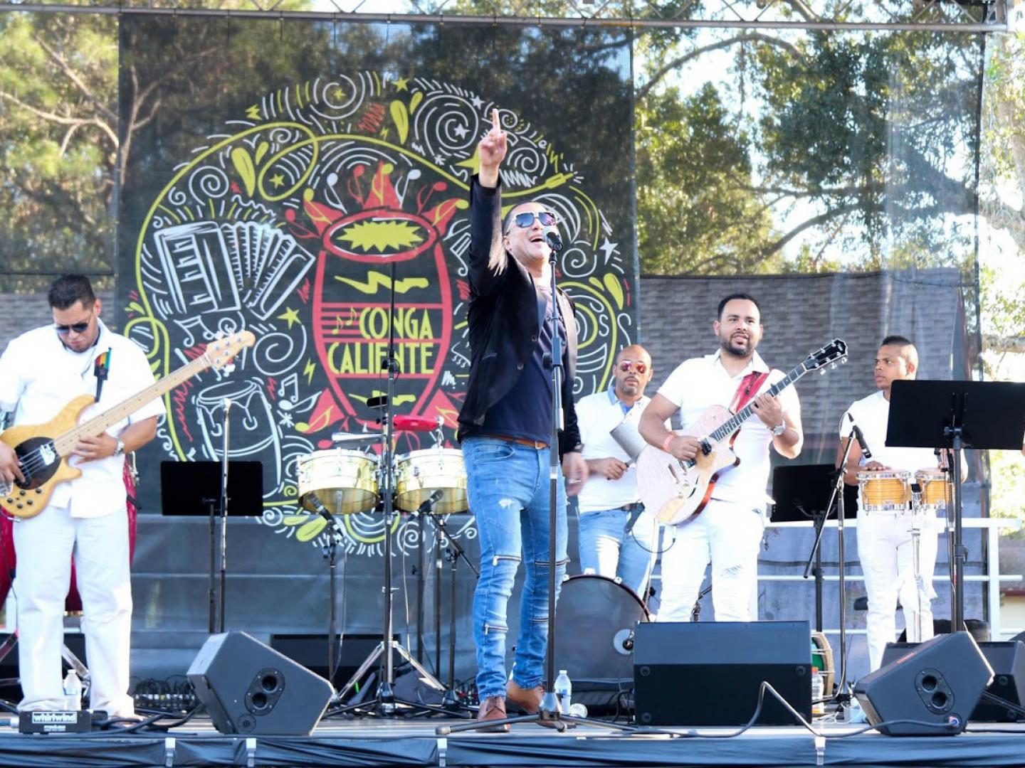Live Latin music during Tampa’s Conga Caliente festival
