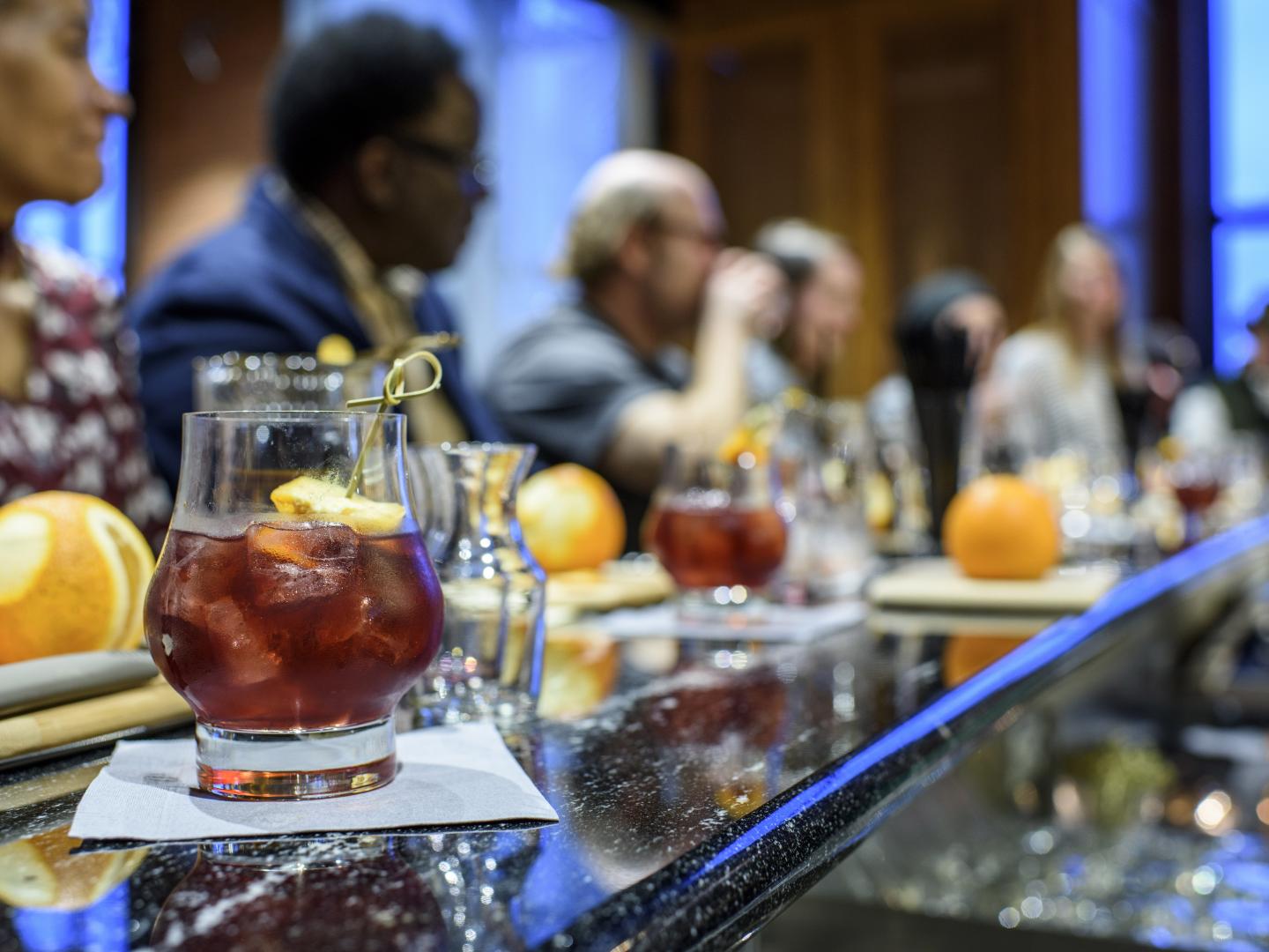 A bourbon tasting event in Louisville, Kentucky