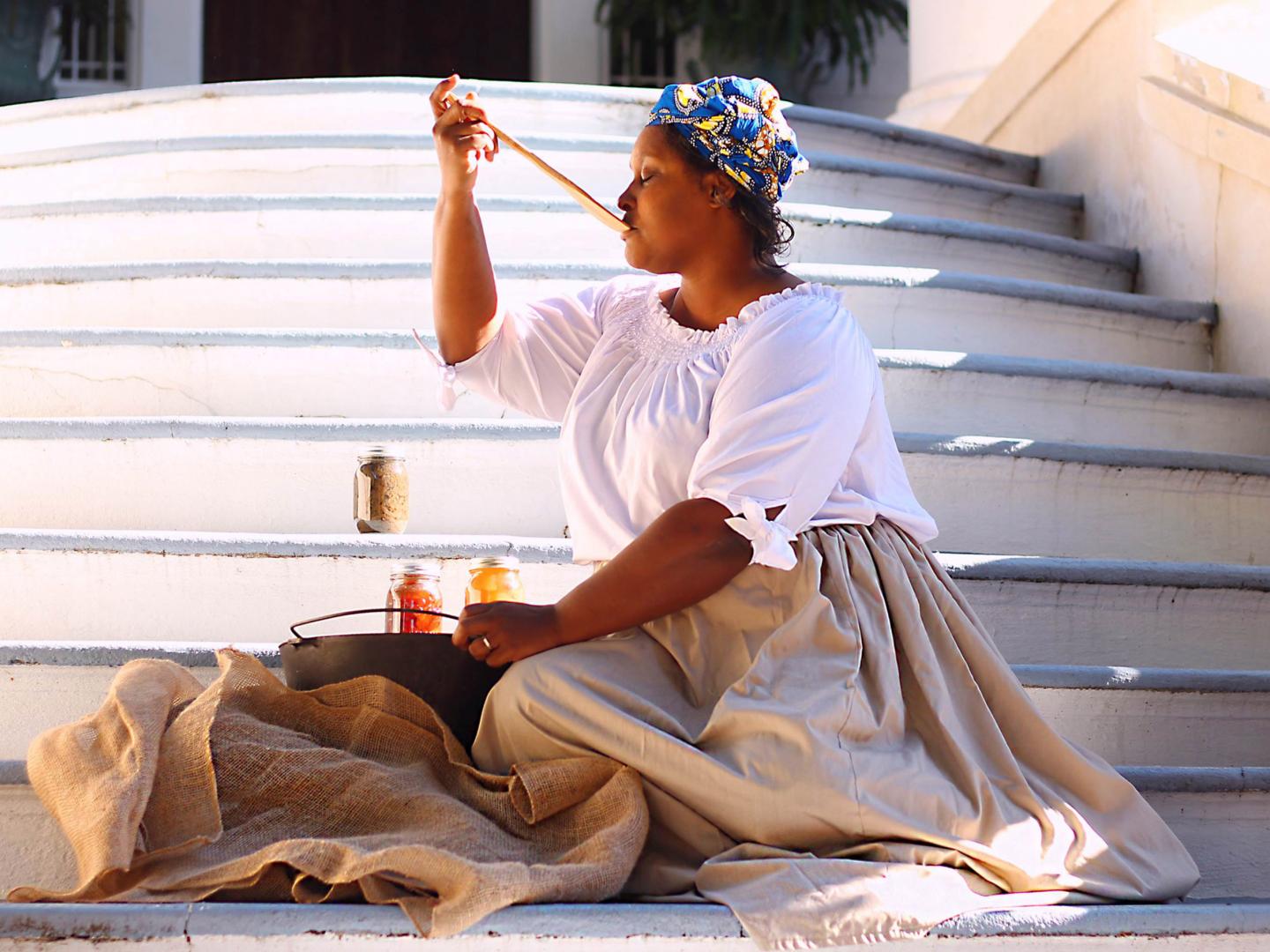 Jarita Frazier King, organizer of the Soul Food Fusion Festival and owner/operator of Natchez Heritage School of Cooking