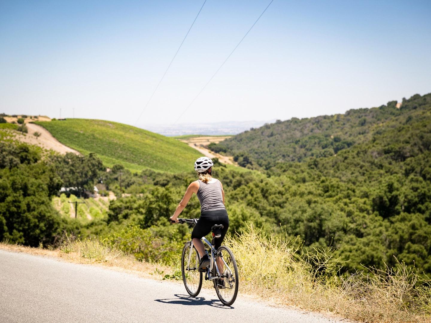 Randonnée cycliste dans un cadre enchanteur à Paso Robles, Californie