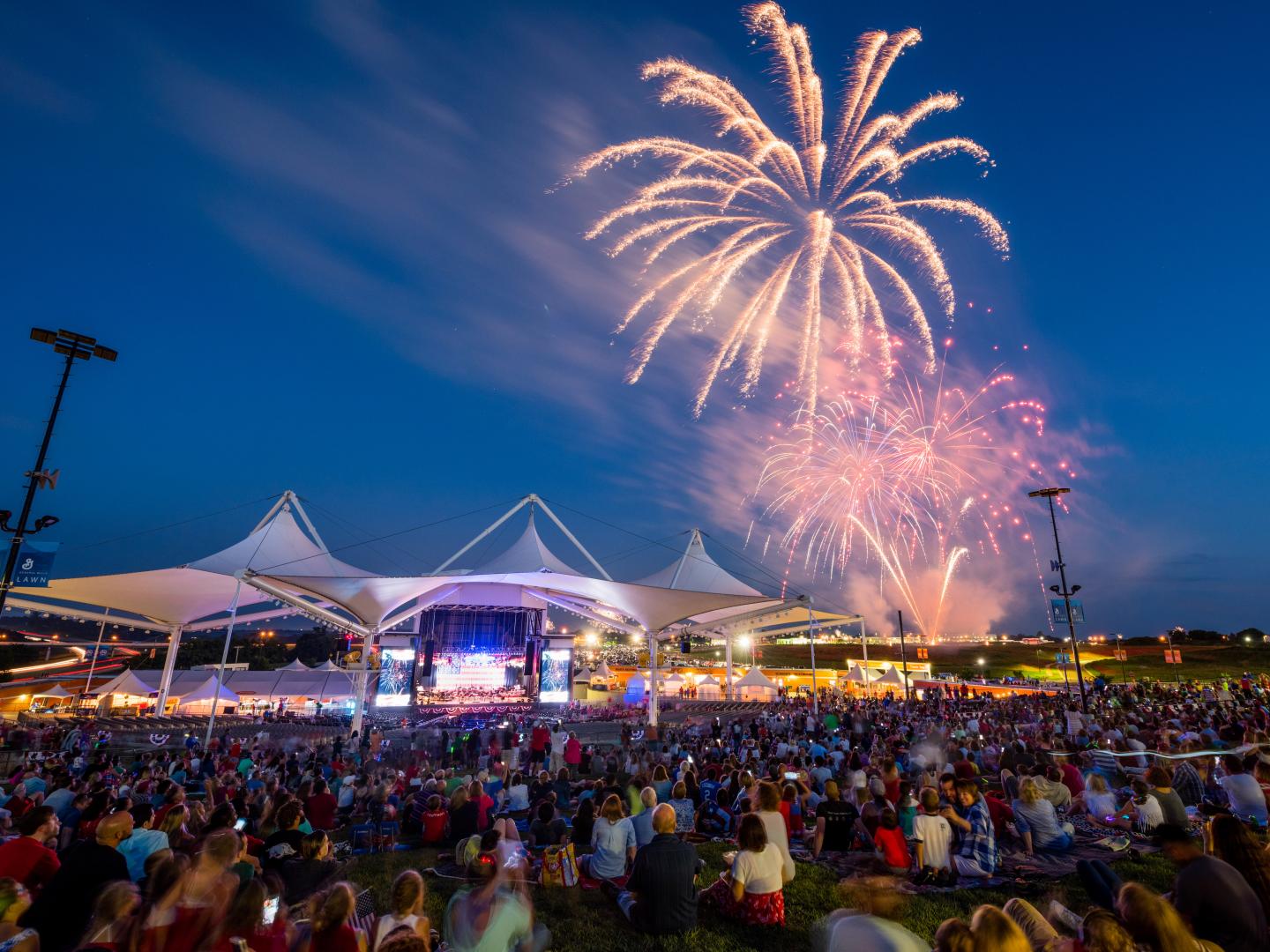 The July 4th Fireworks Spectacular at the Walmart AMP in Rogers, Arkansas