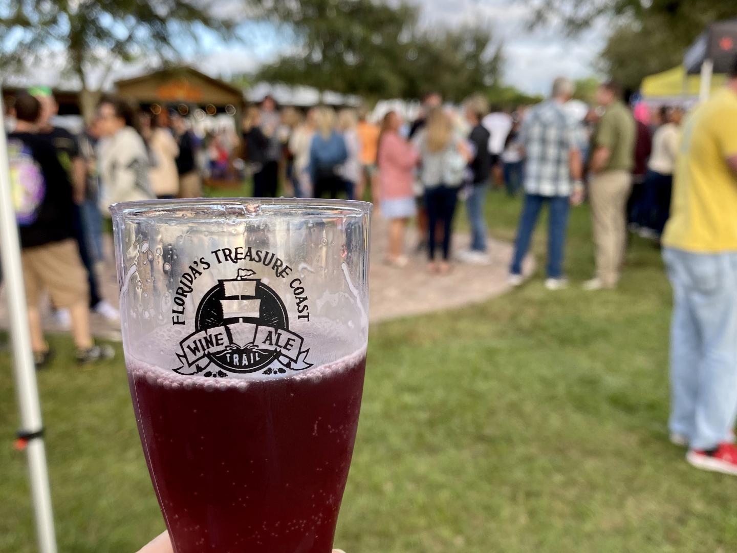 Craft beer at the Treasure Coast Wine & Ale Trail Festival in Fort Pierce, Florida