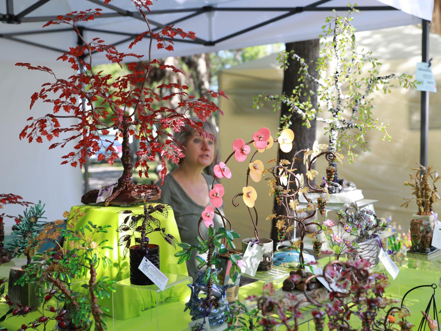 Local creations for sale at Brooksville’s Art in the Park 