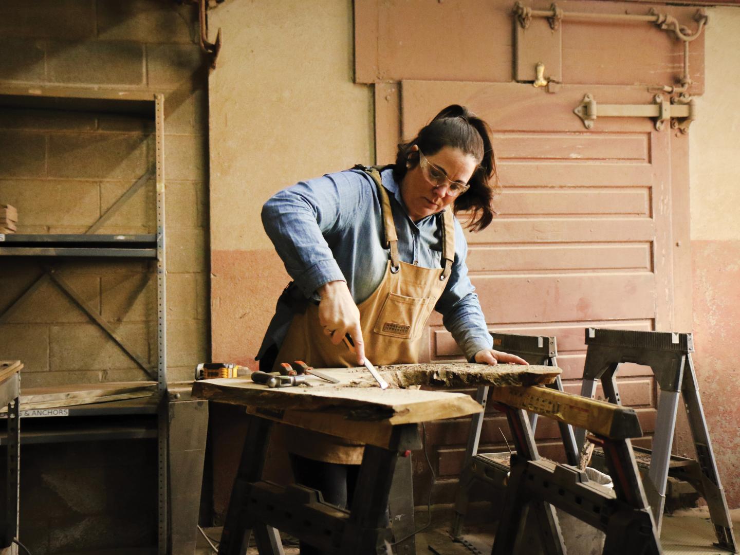 An artisan at work during the Have it Made Here Event in York, Pennsylvania