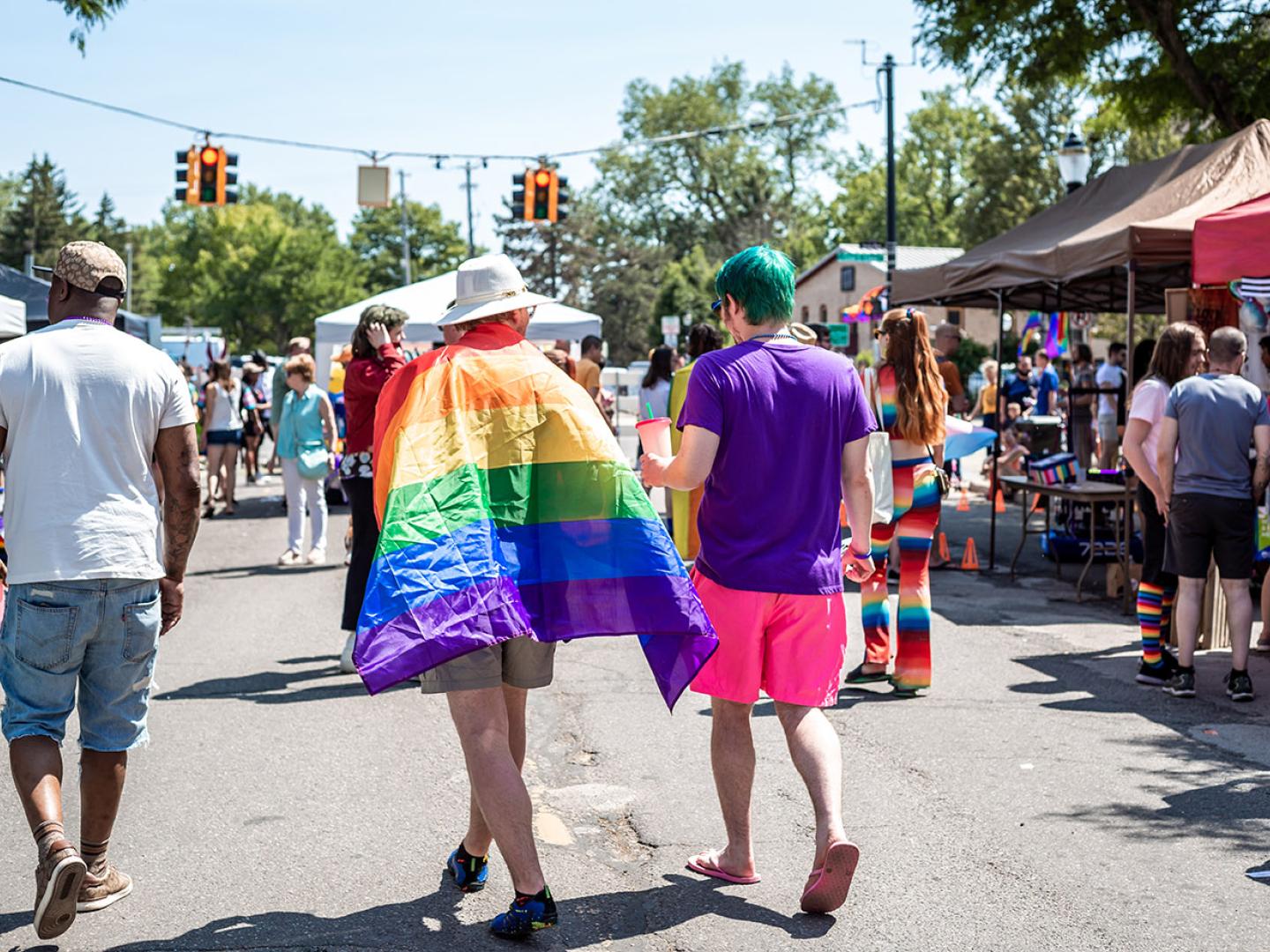 Lansing Pride 活动参与者