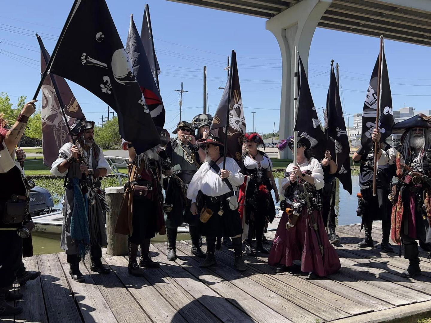 Celebrando el Festival Pirates and Boots en Houma, Luisiana