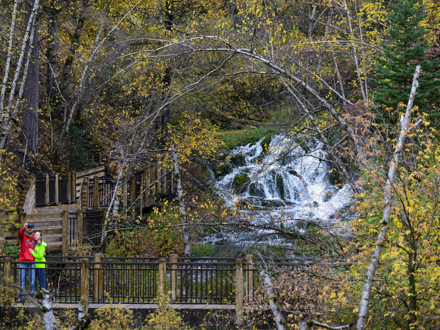 Selfie time at Roughlock Falls