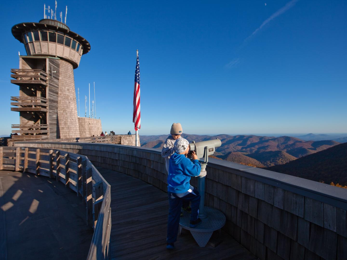 Brasstown Bald Visitor Center and Recreation Area in Hiawassee, Georgia