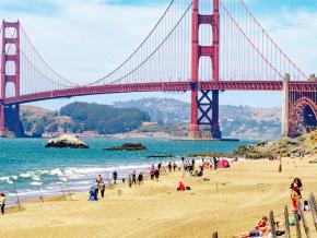 View of the Golden Gate Bridge from Baker Beach View of the Golden Gate Bridge from Baker Beach