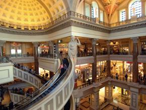 凯撒宫的古罗马商场