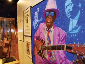 Delta Blues Museum, a former train depot, in Clarksdale, Mississippi Delta Blues Museum, a former train depot, in Clarksdale, Mississippi