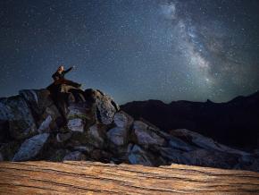 Perfect perch for gazing at a sky filled with stars Perfect perch for gazing at a sky filled with stars