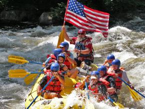 Moose River rafting with Adirondack River Outfitters