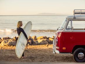 Morning surf excursion on Emma Wood State Beach Morning surf excursion on Emma Wood State Beach
