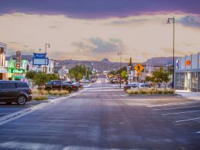 Beale Street in downtown Kingman filled with local restaurants and shops