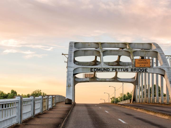 Edmund Pettus Bridge, site of the annual Bridge Crossing Jubilee in Selma