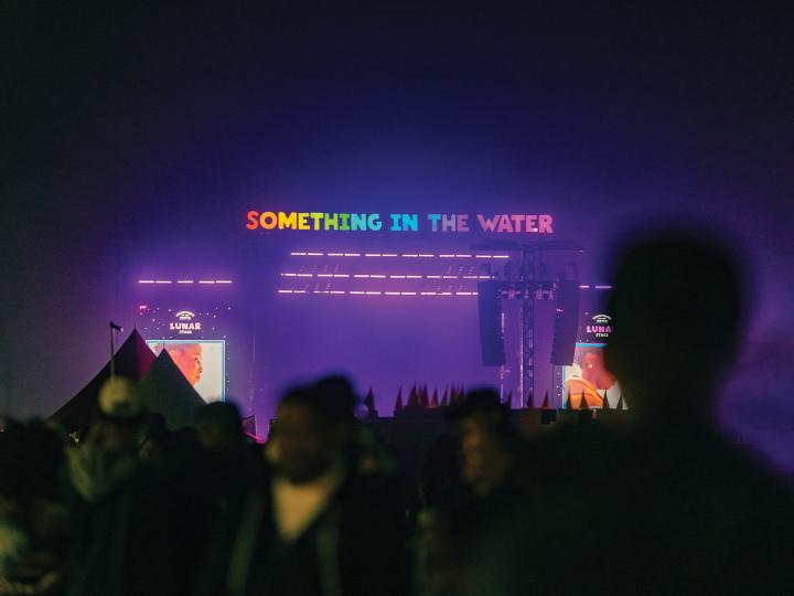 Enjoying a live show at Something in the Water Music Festival in Virginia Beach, Virginia