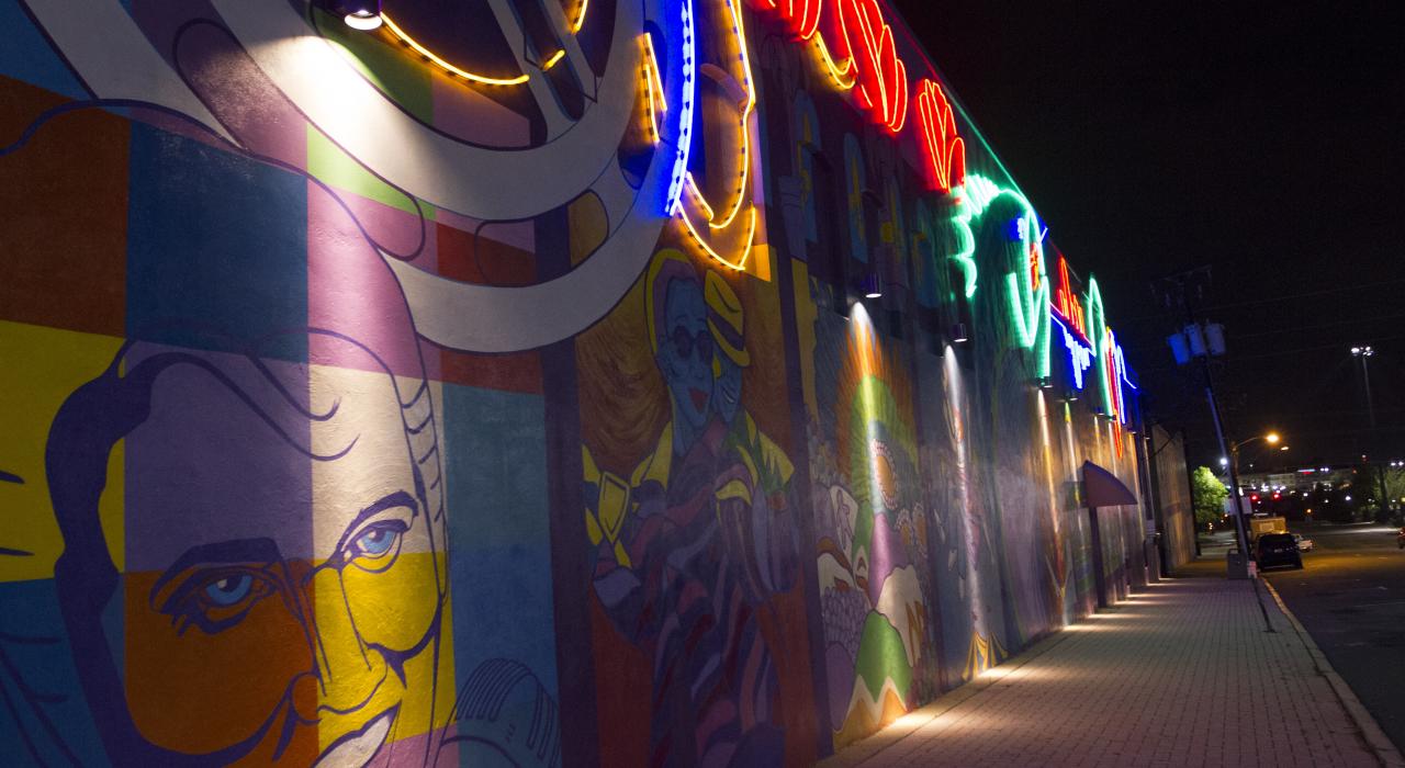 Mural from a local artist in Shreveport, Louisiana