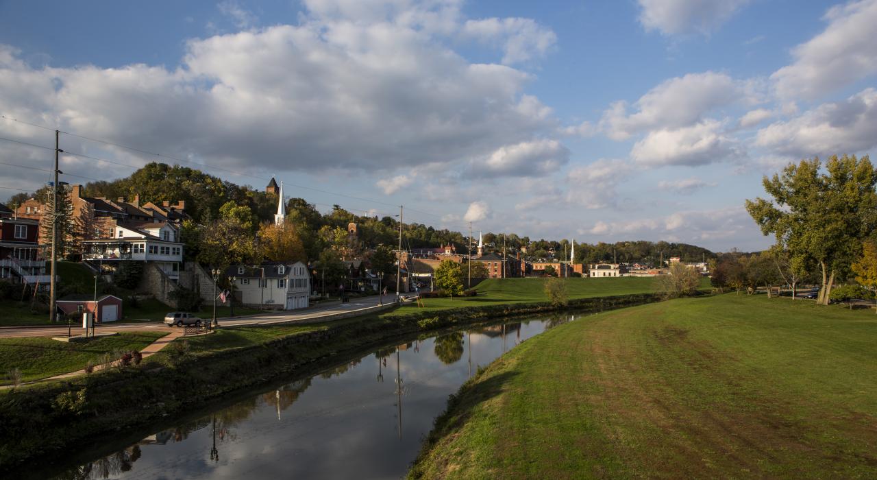 Victorian buildings in Galena, Illinois