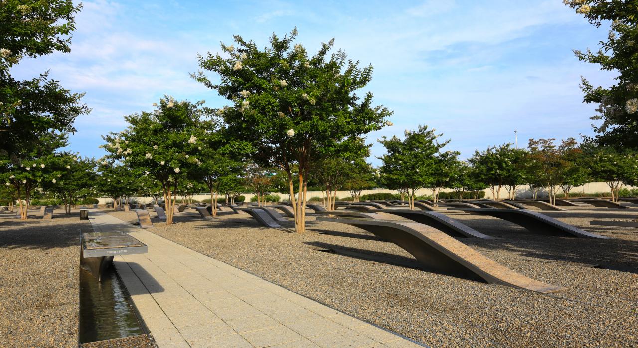 National 9/11 Pentagon Memorial in Arlington, Virginia 
