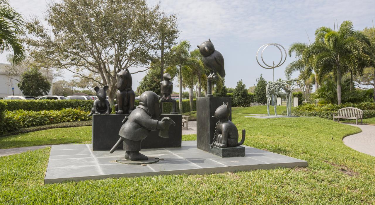 Sculpture by Thomas Otterness at the Vero Beach Museum of Art