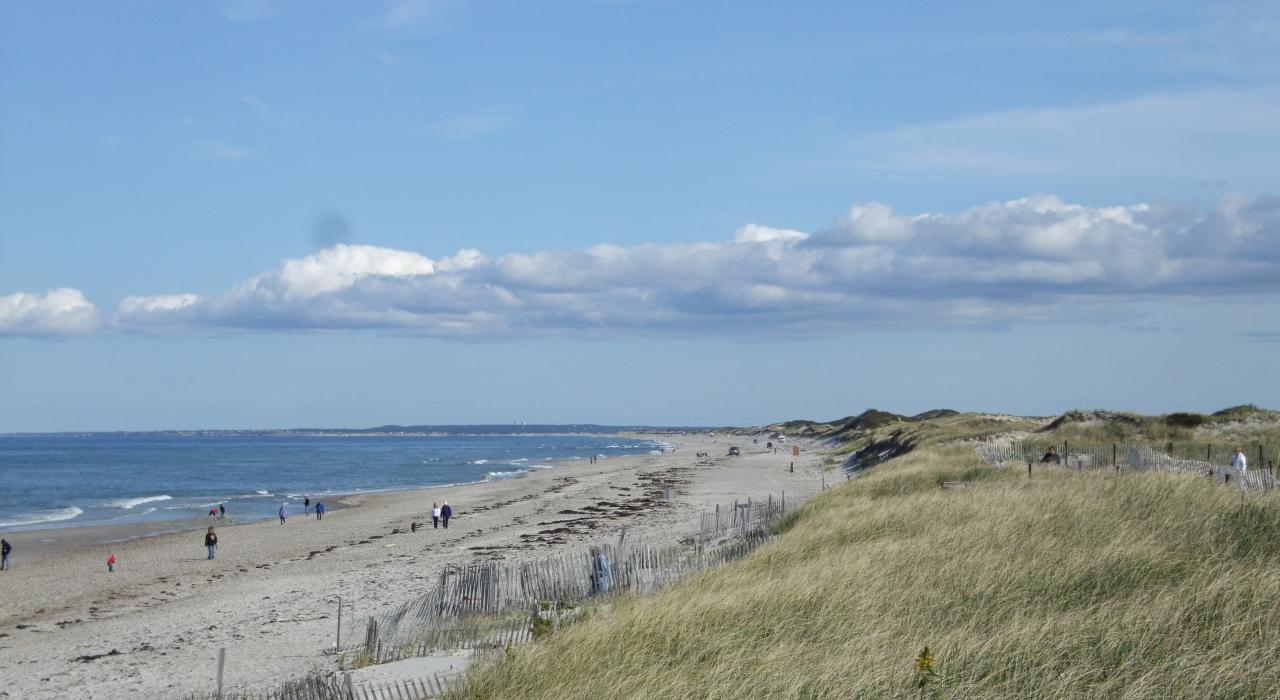 Entspannter Sonnentag am Sandy Neck Beach