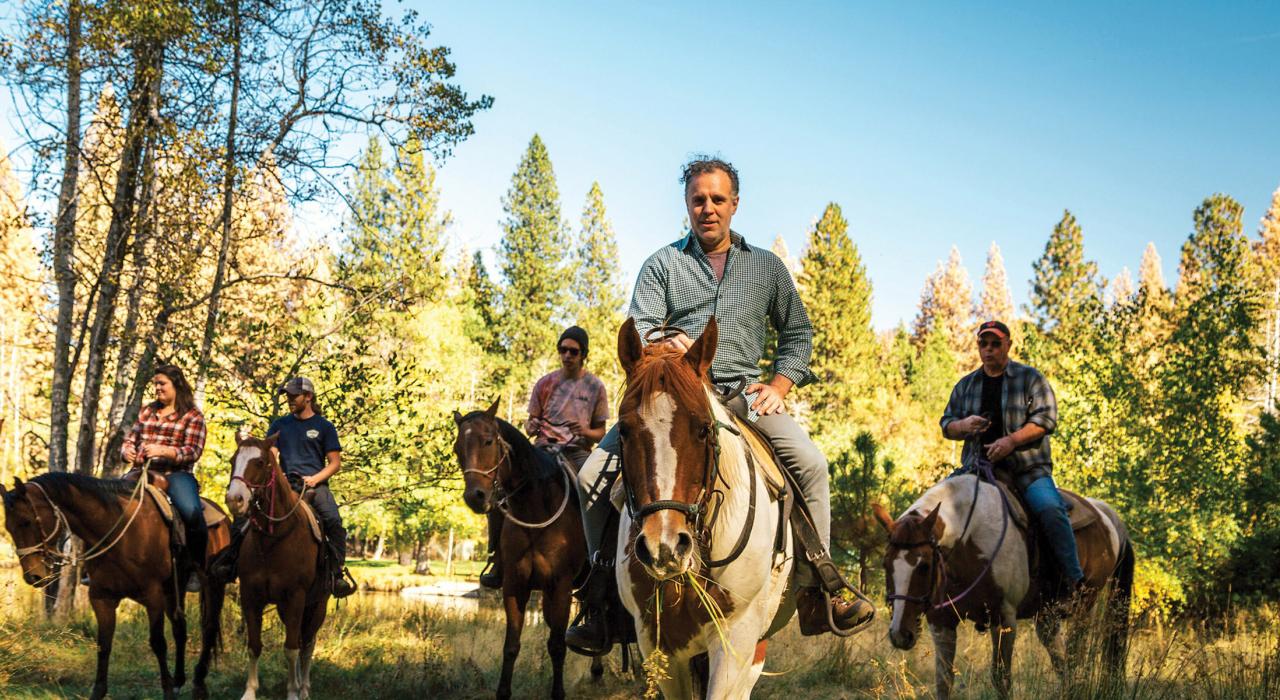 Horseback riding in Stanislaus National Forest