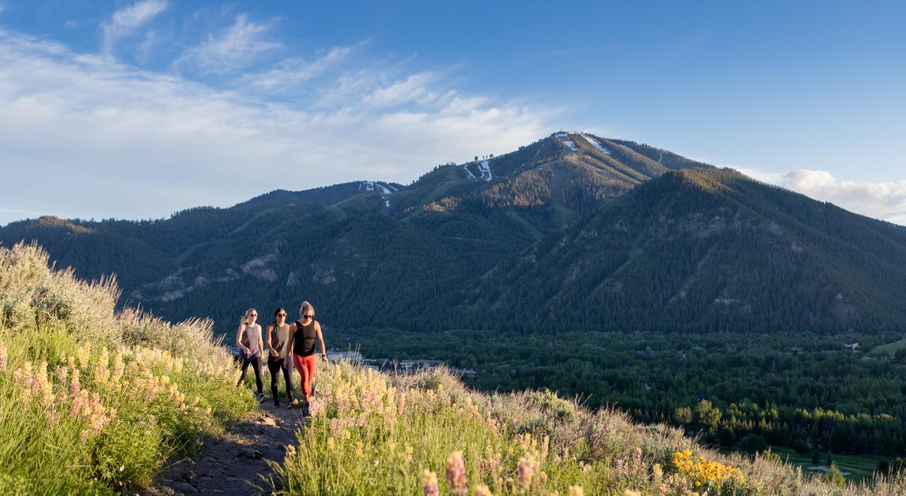 Hiking the White Cloud Trails near Sun Valley Resort in Idaho