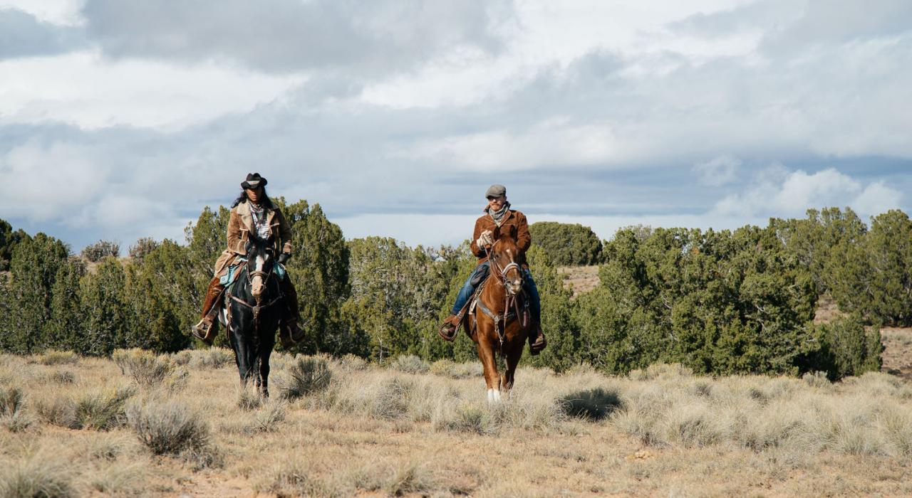 Horseback riding in Santa Fe, New Mexico