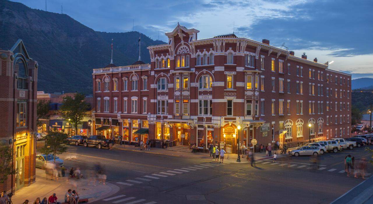 The historic Strater Hotel in Durango, Colorado